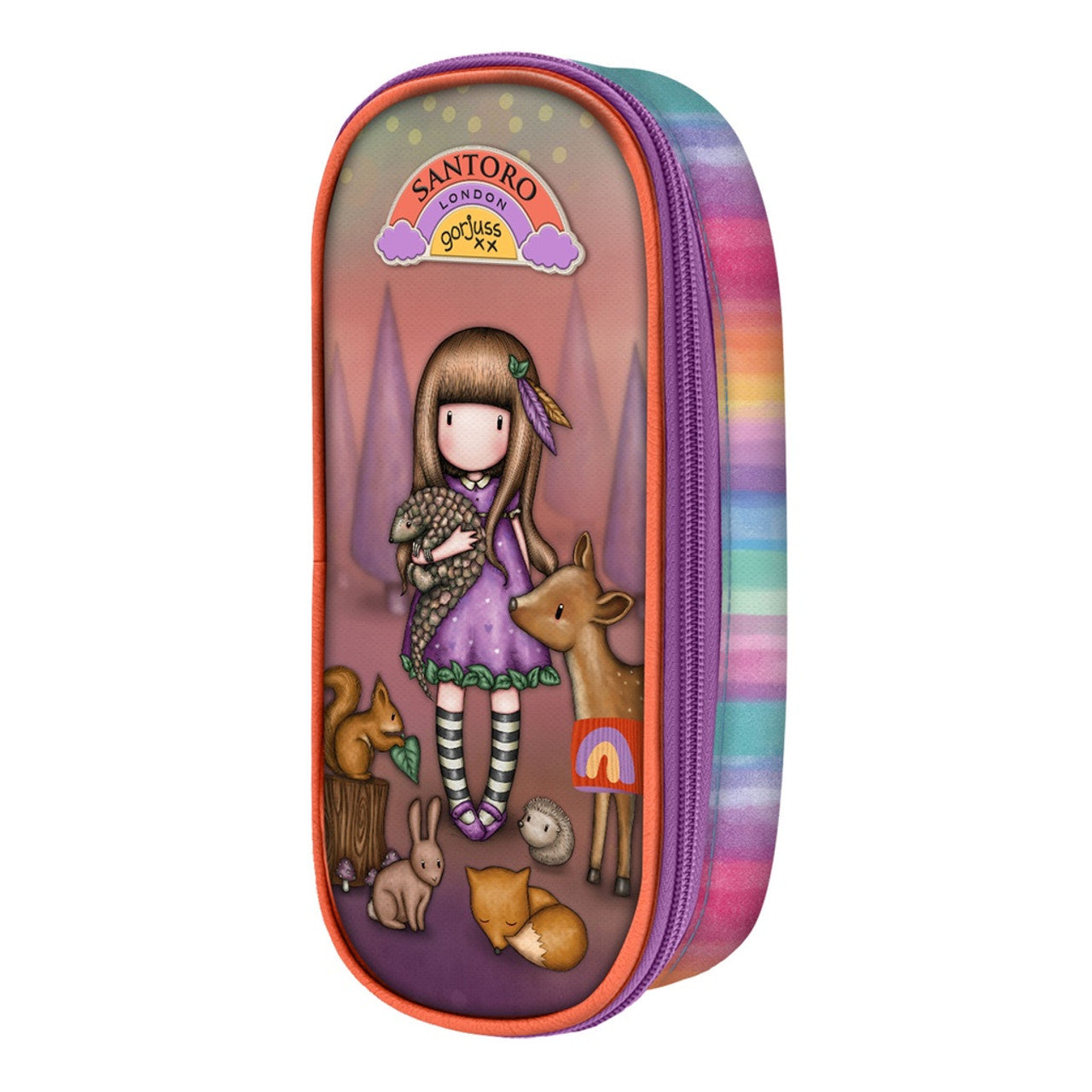 Santoro Gorjuss Zip Around Pencil Case Be Kind To All Creatures