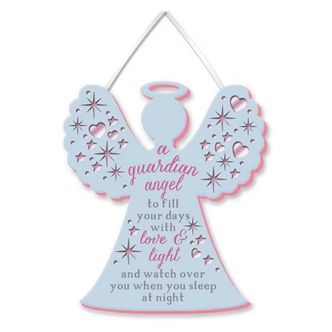 More Than Words Mirror Plaque 13.5 x 12cm - A Guardian Angel