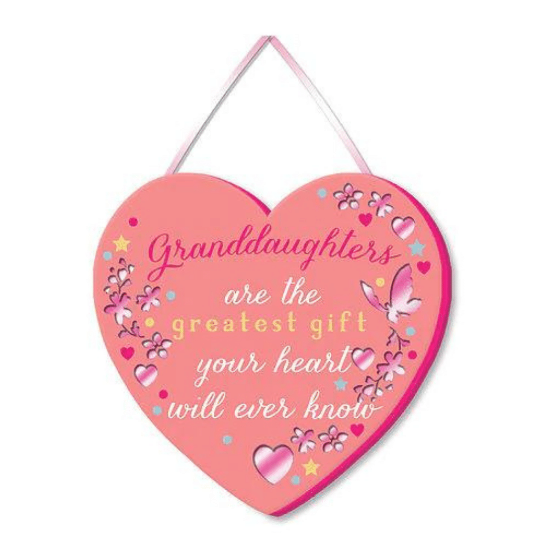 More Than Words Mirror Plaque 12 x 12cm - Granddaughter