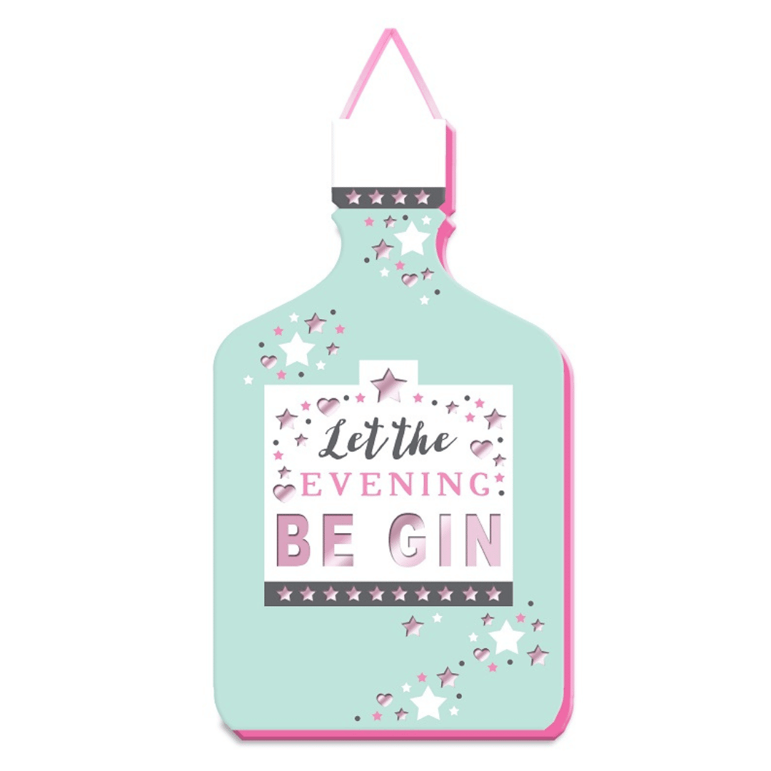 Let the evening BE GIN' - Large Plaque