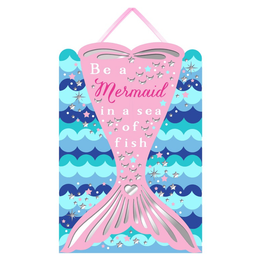 Be A Mermaid' - Large Plaque