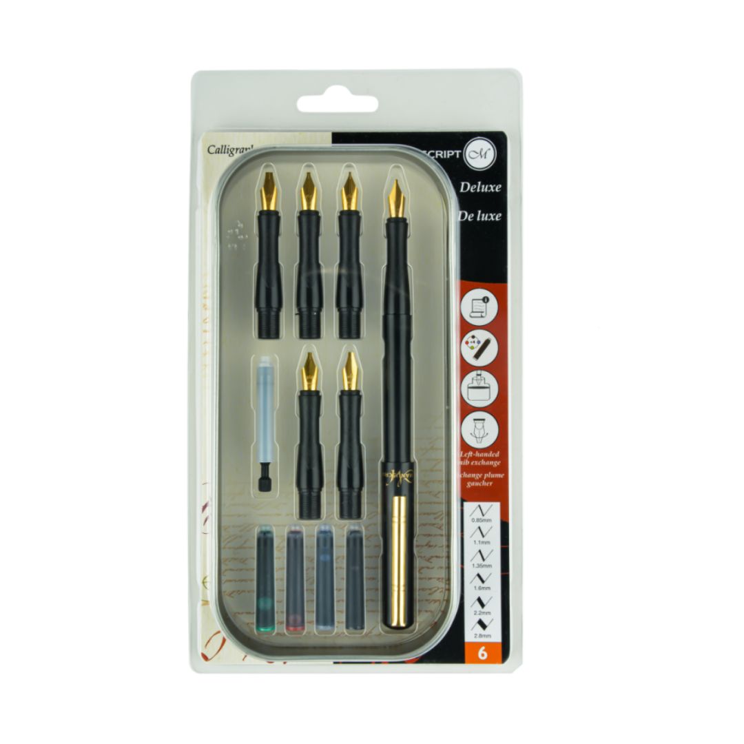 Manuscript Cartridge Pen Deluxe Calligraphy Set