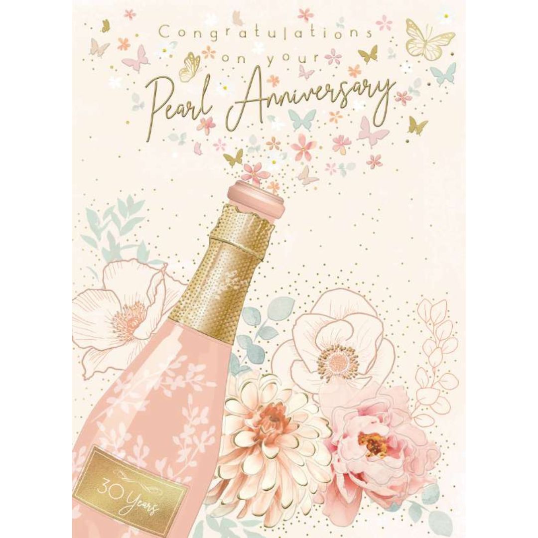 Congratulations On Your Pearl Anniversary' Greeting Card