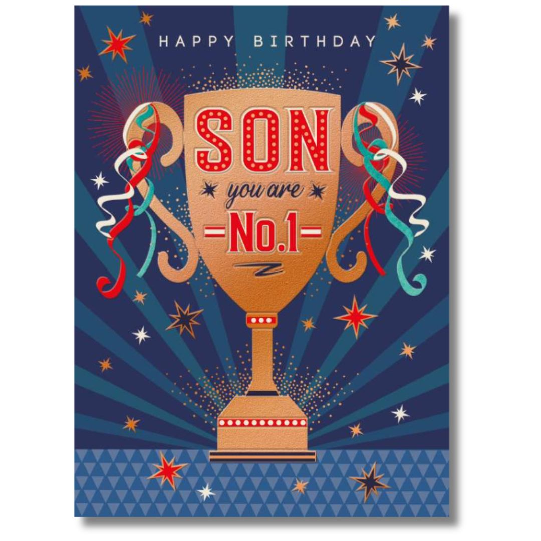 Happy Birthday Son You Are Number One' Greeting Card