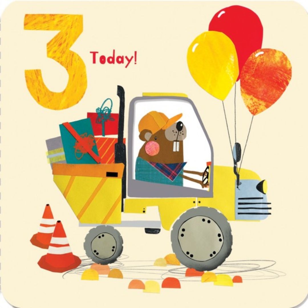 3 Today' Greeting Card