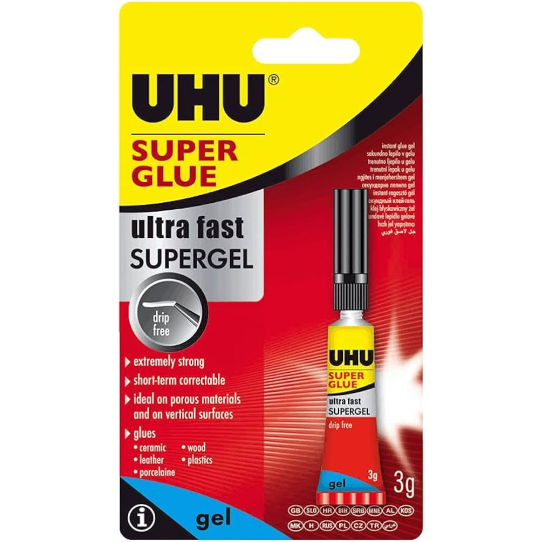 UHU Super Glue - Ultra Fast Super Gel