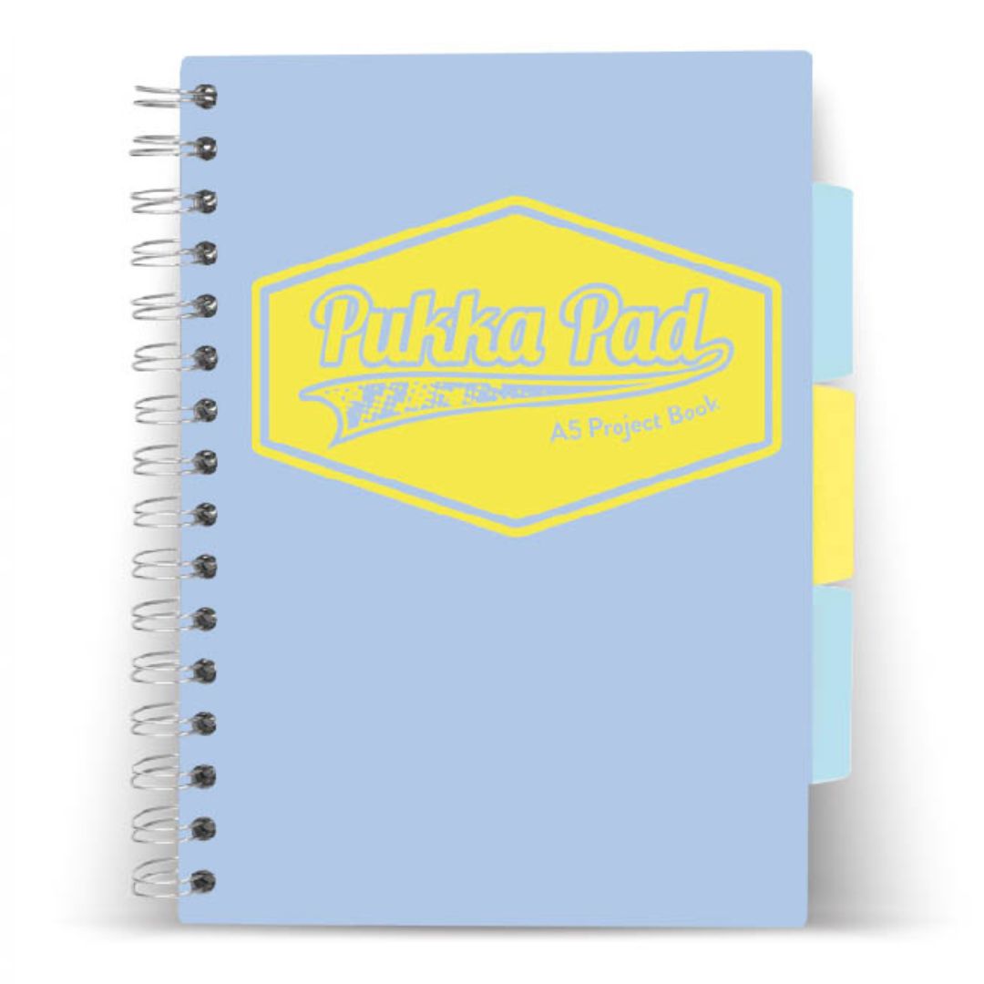 A4 Pukka Pad Pastel Jotta Notebook Sky Blue 80g