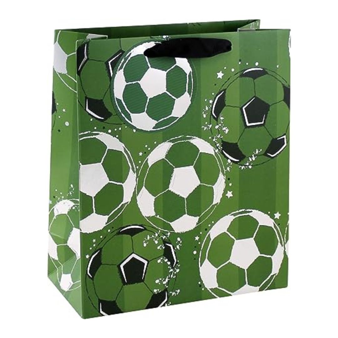 Gift Bag Medium - Football Green