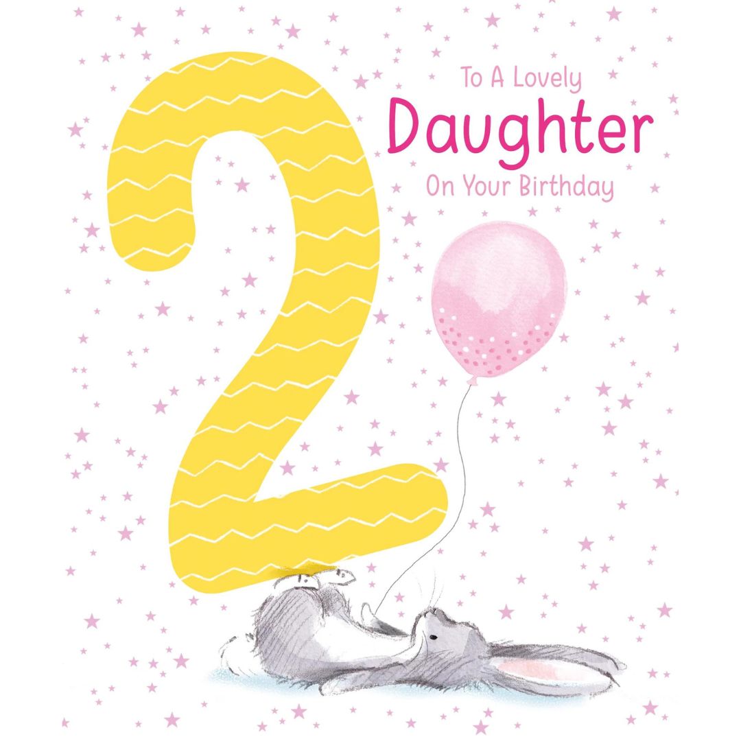 To A Lovely Daughter On Your Birthday' Greeting Card