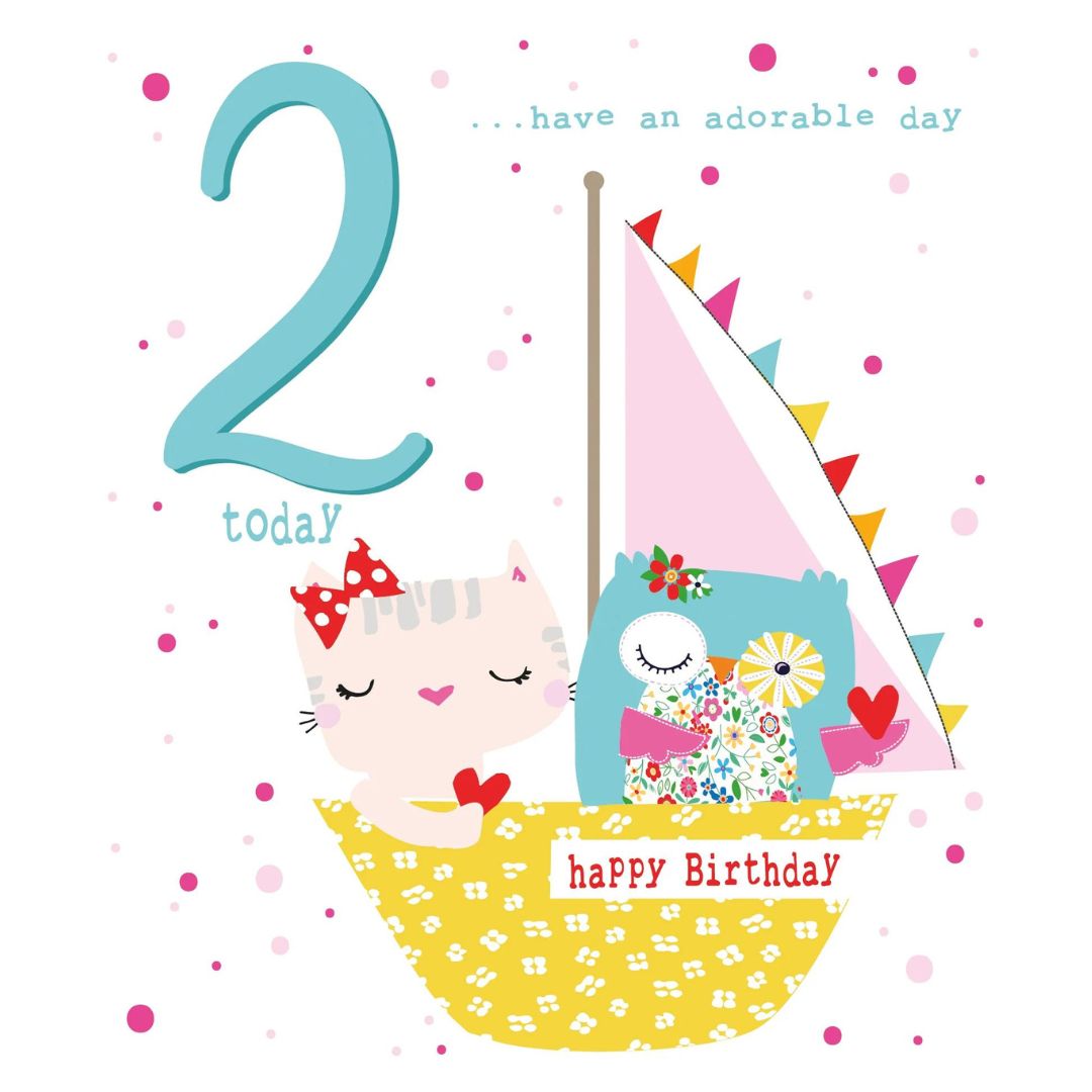 2 Today Have An Adorable Day' Greeting Card