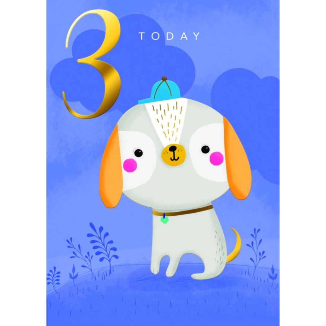 3 Today' Greeting Card