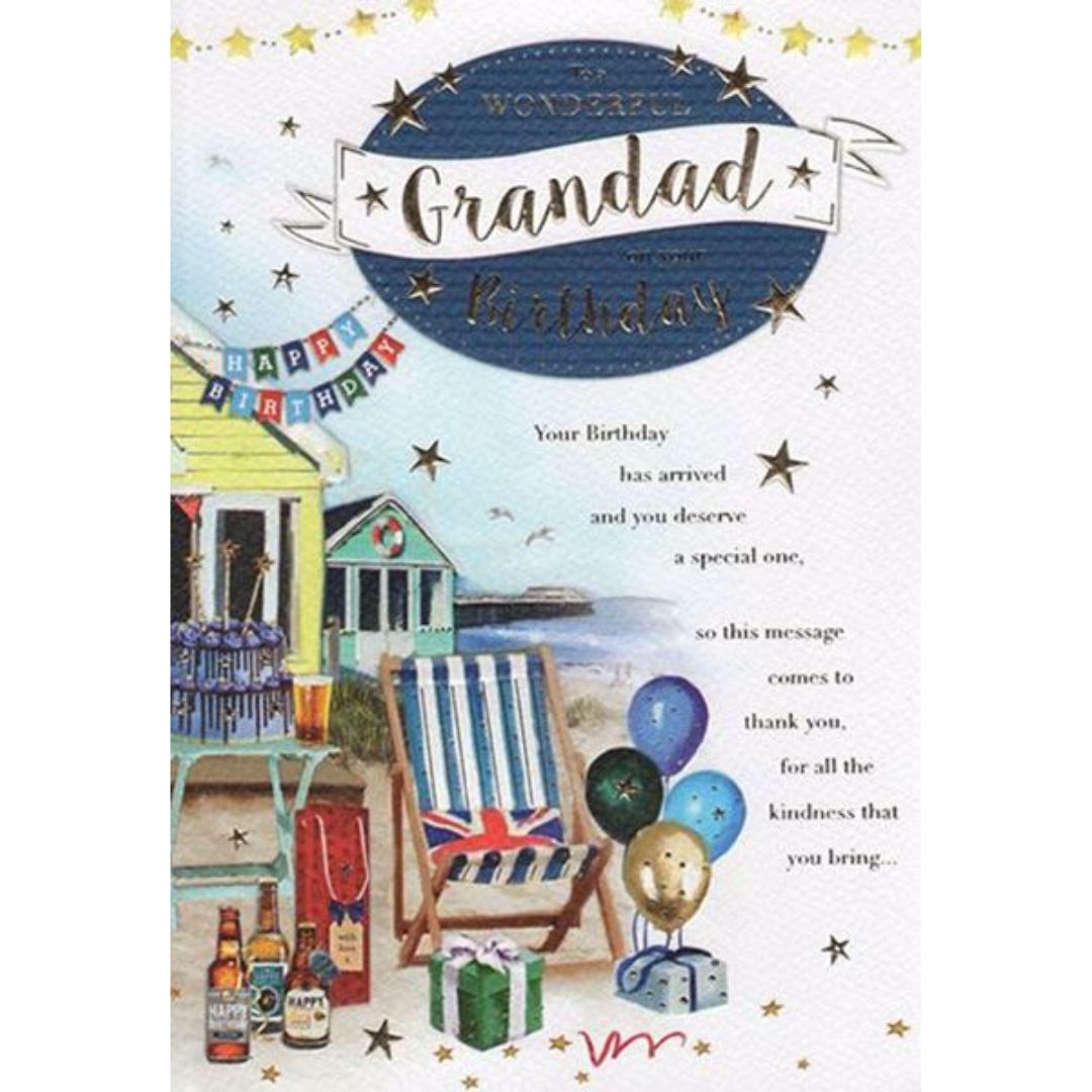 Happy Birthday Grandad' Greeting Card