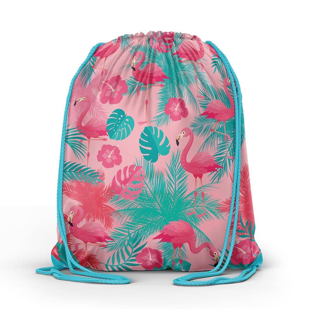 String Bag - Flamingo Pattern