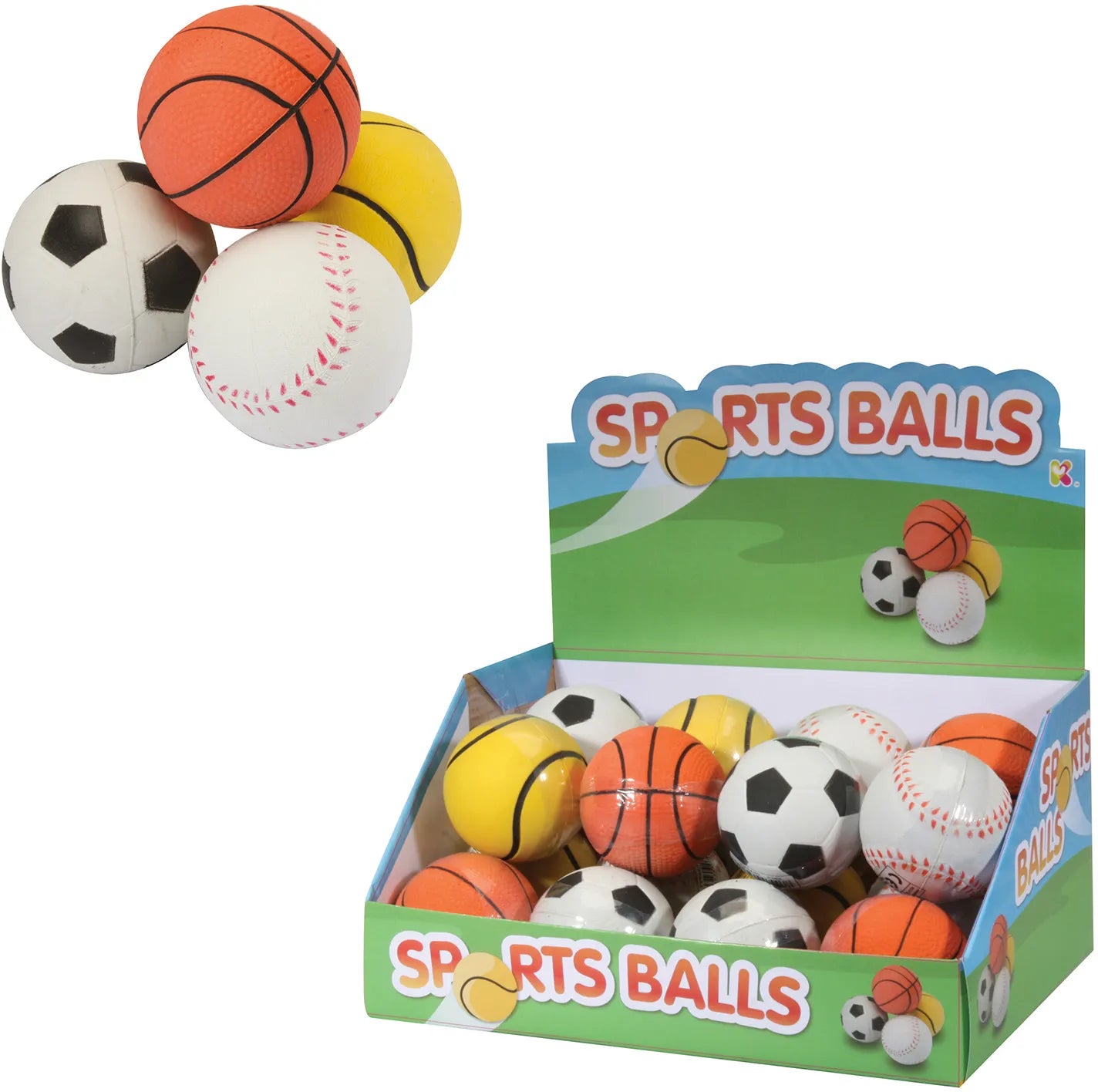 Keycraft High Bounce Sports Ball Toy 6cm x1pc