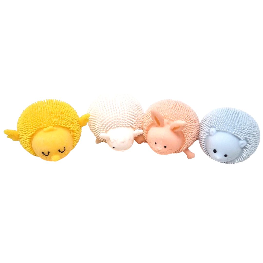 Keycraft Light Up Puffer Animals - Various Colours x1pc