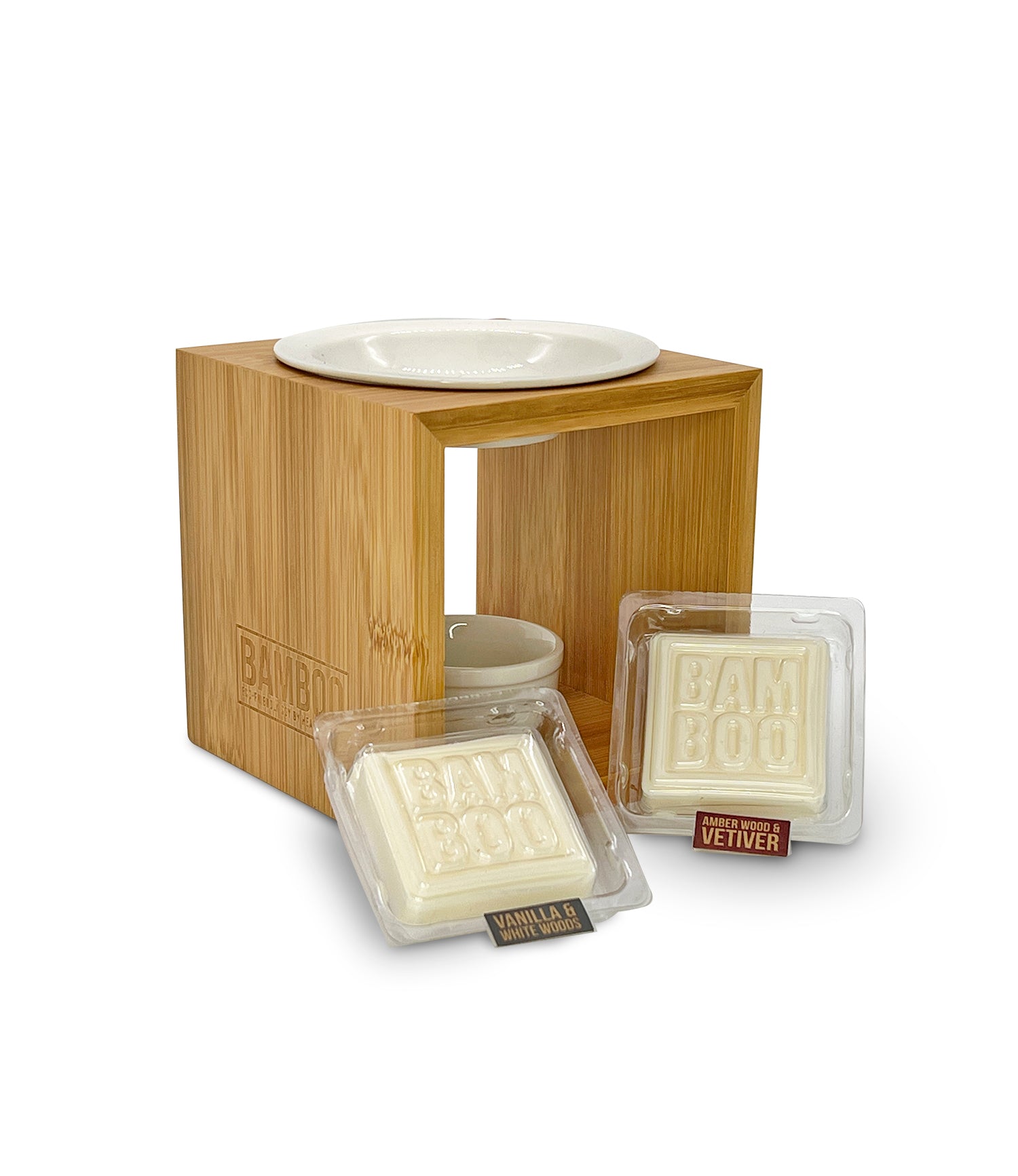 H&H Bamboo Wax Melt Warmer