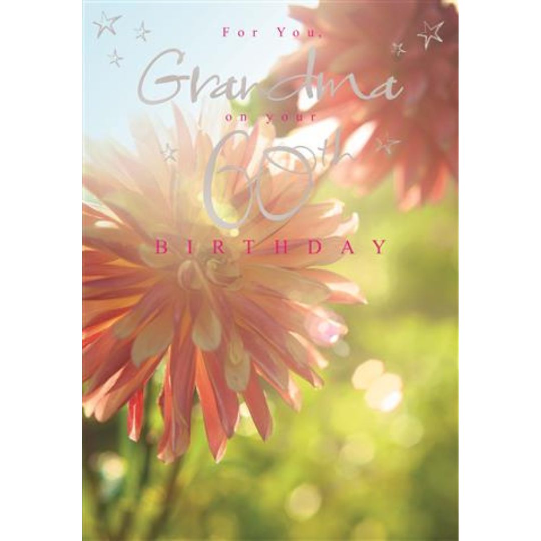 For You, Grandma On Your 60th Birthday' Greeting Card