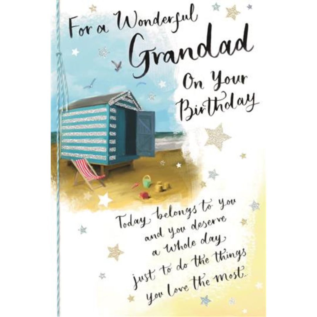 For A Wonderful Grandad On Your Birthday' Greeting Card