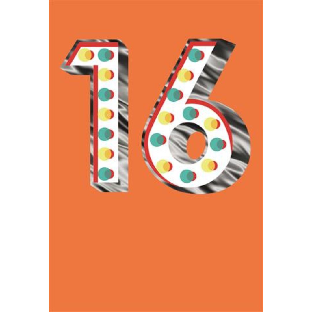 16th Birthday Greeting Card