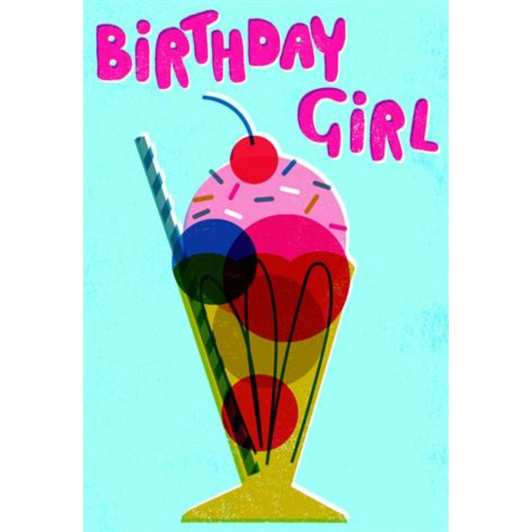 Birthday Girl' Greeting Card