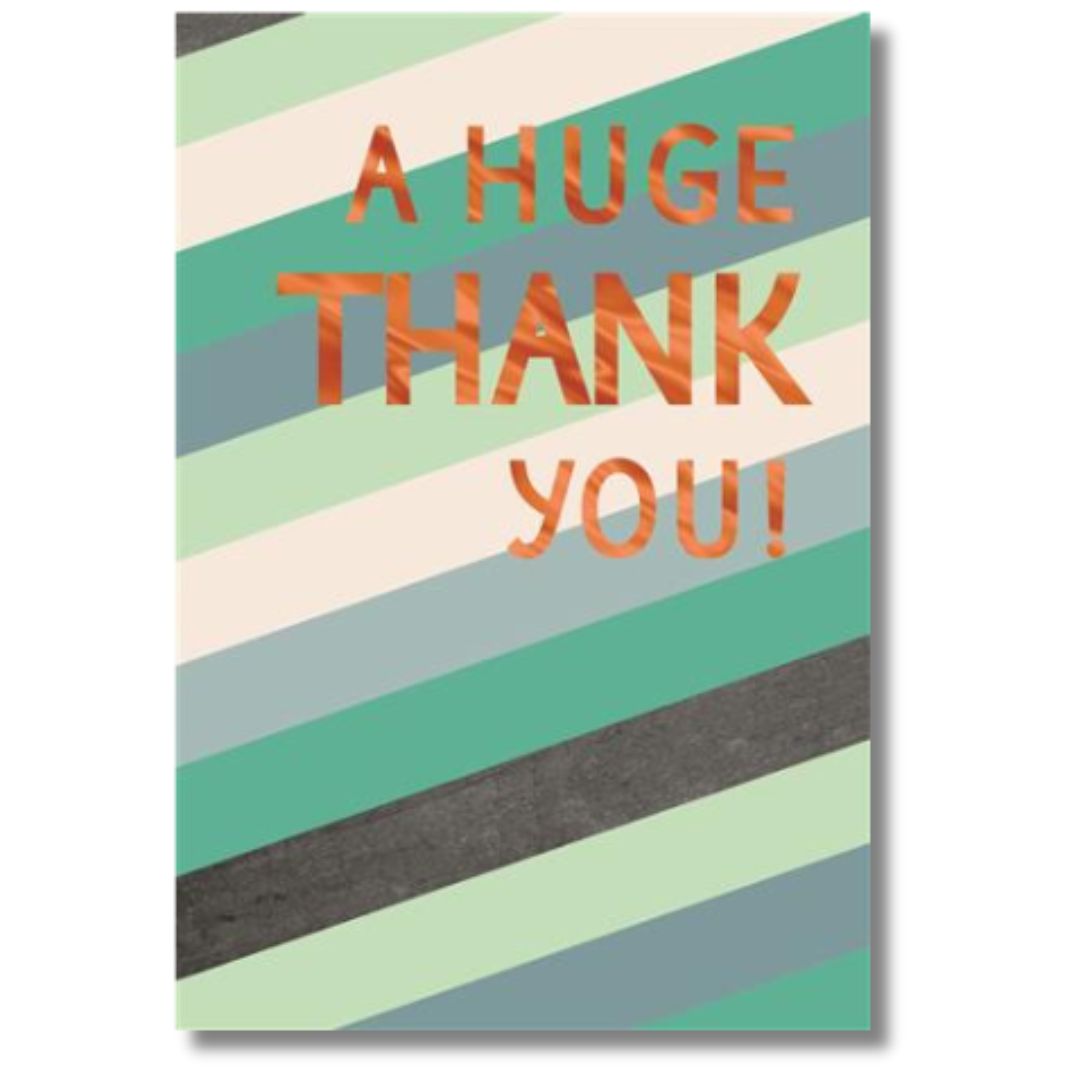 A Huge Thank You' Greeting Card