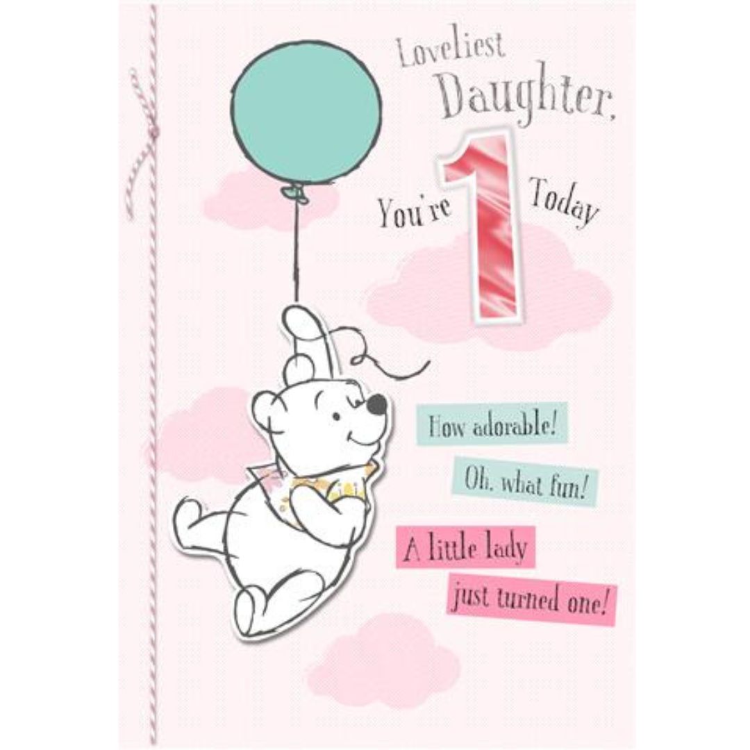 Loveliest Daughter You're 1 Today' Greeting Card