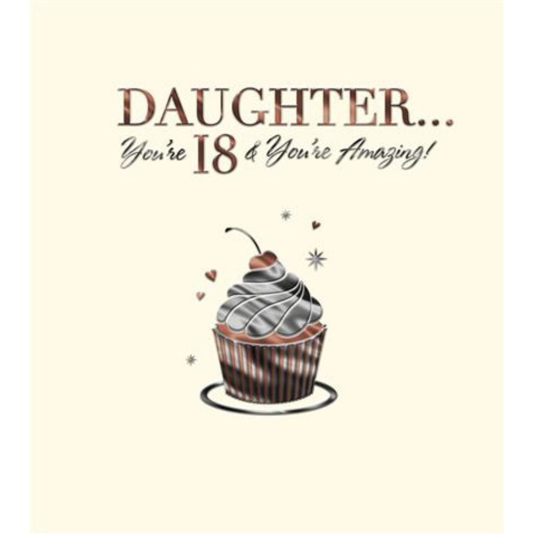 Daughter You're 18 and You're Amazing' Greeting Card