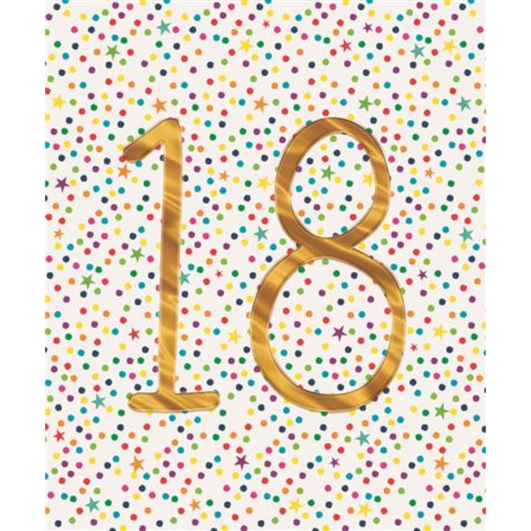 18th Birthday Greeting Card