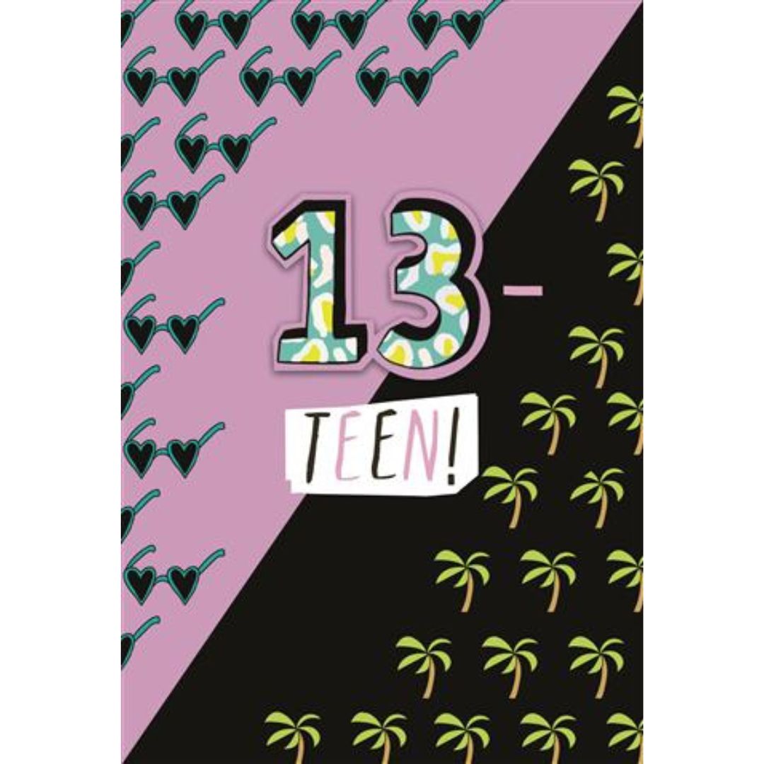 13 Teen!' Greeting Card