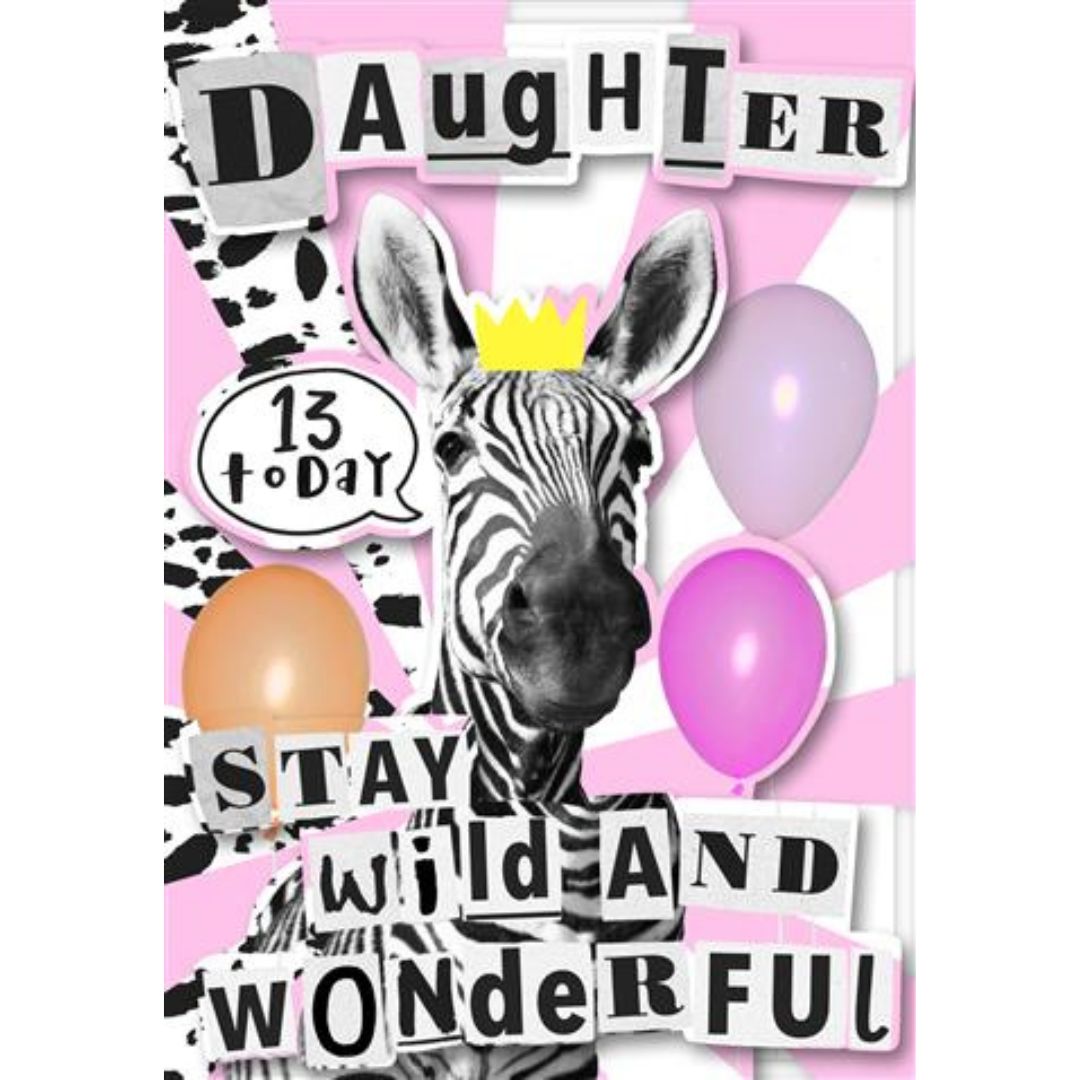 Daughter 13 Today' Standing Greeting Card