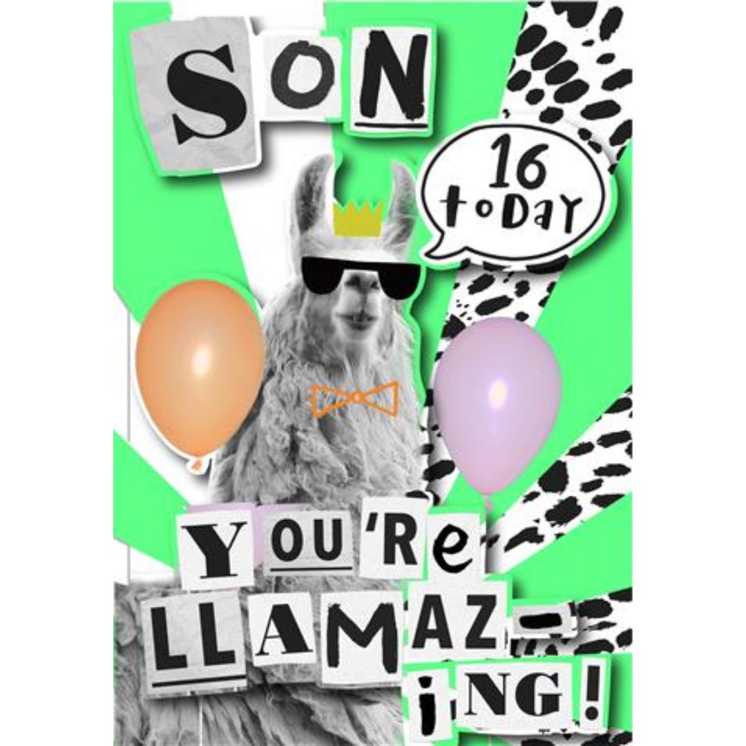 Son 16 Today' Greeting Card