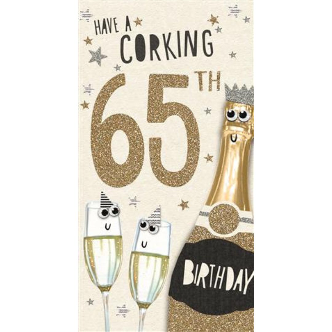 Have A Corking 65th Birthday' Greeting Card