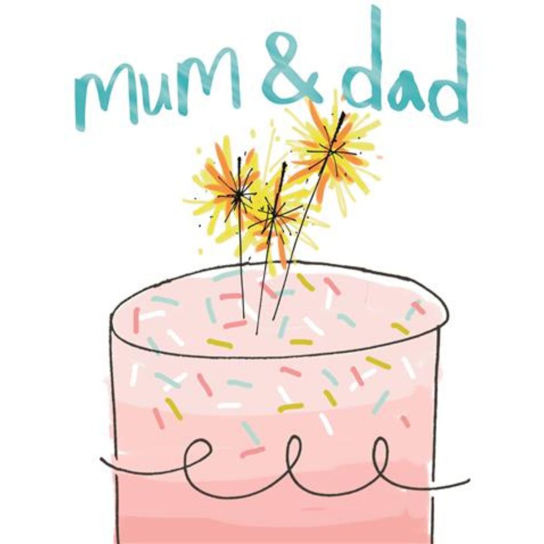 Mum And Dad' Anniversary Greeting Card