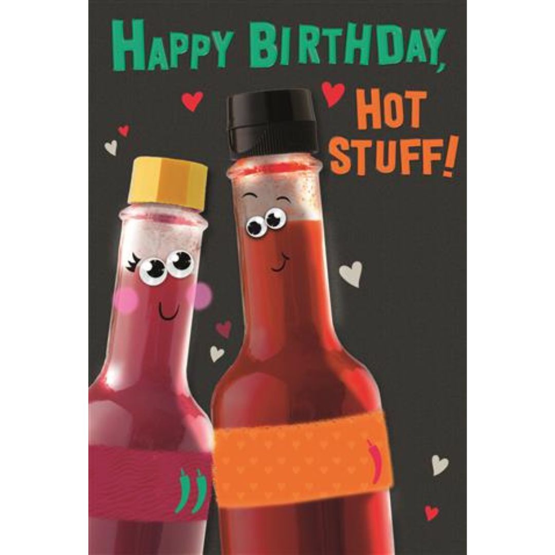 Happy Birthday Hot Stuff' Greeting Card