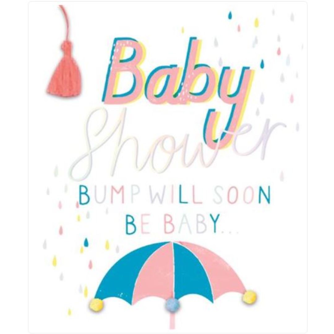 Baby Shower Bump Will Soon Be Baby' Greeting Card