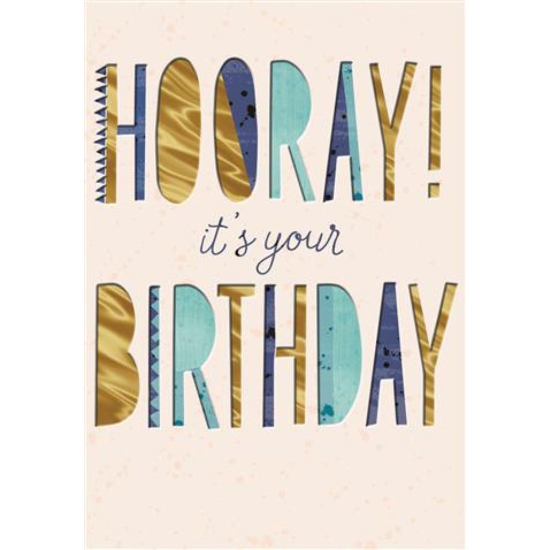 Hooray It's Your Birthday' Greeting Card