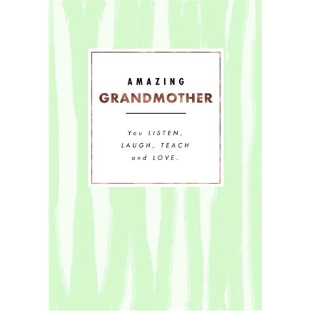 Amazing Grandmother' Birthday Greeting Card