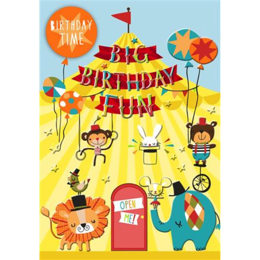 Big Birthday Fun' Greeting Card