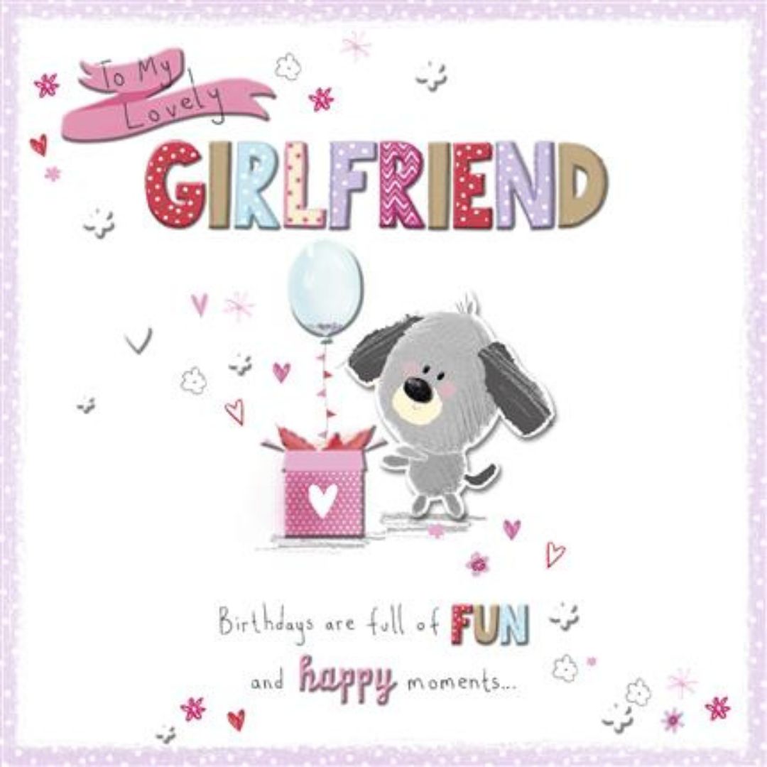 To My Lovely Girlfriend' Greeting Card