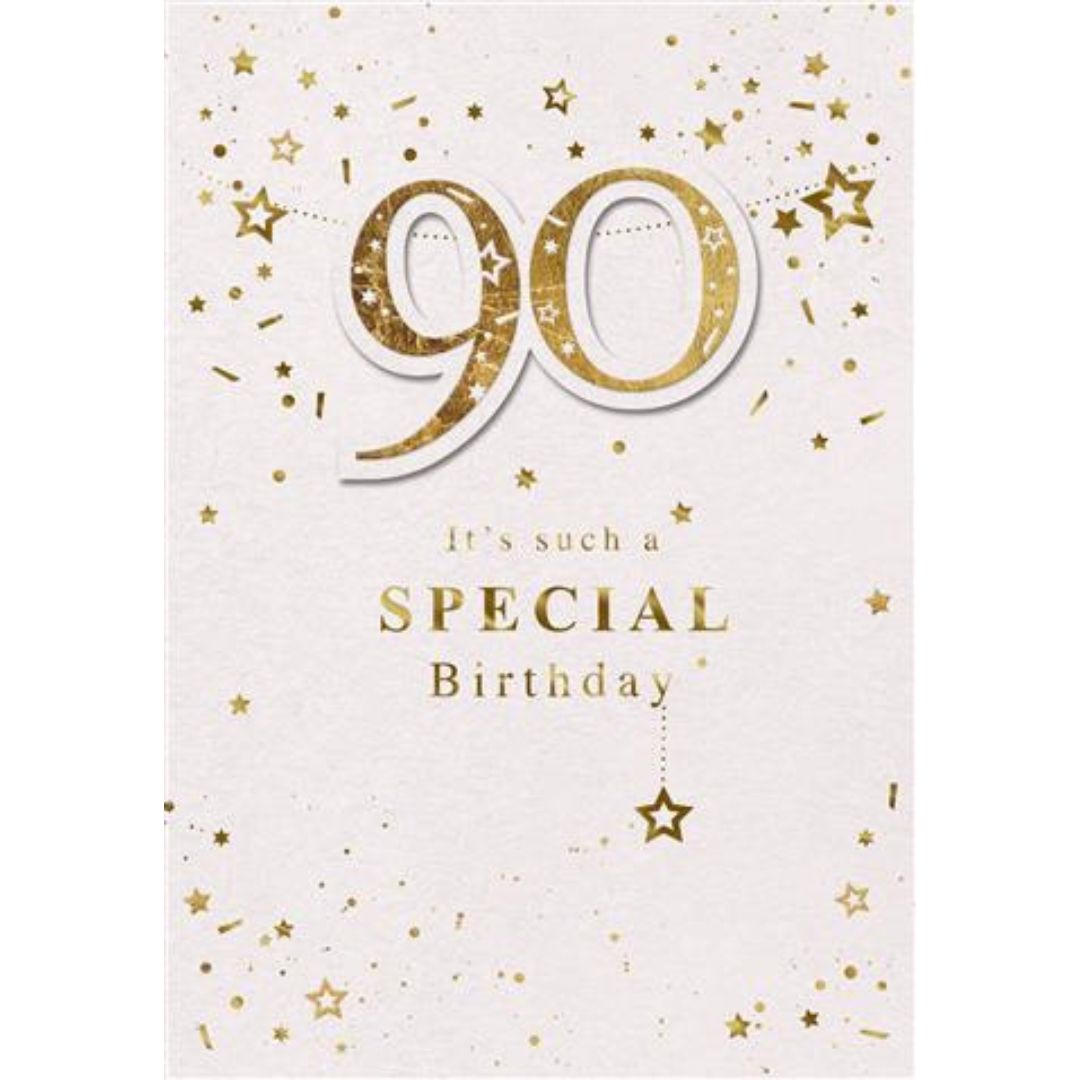 90 Its Such A Special Birthday' Greeting Card