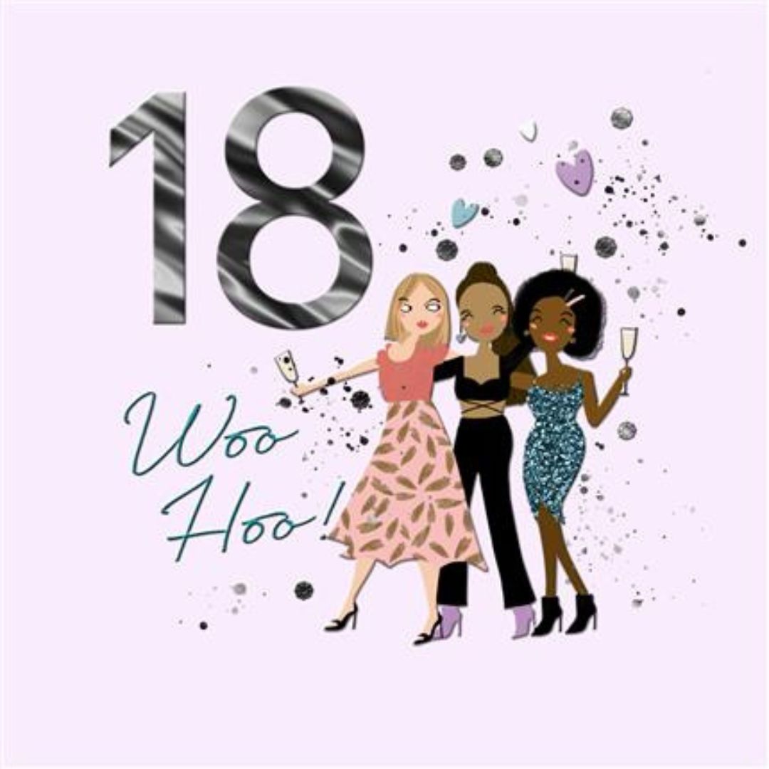 18 Woo Hoo' Greeting Card