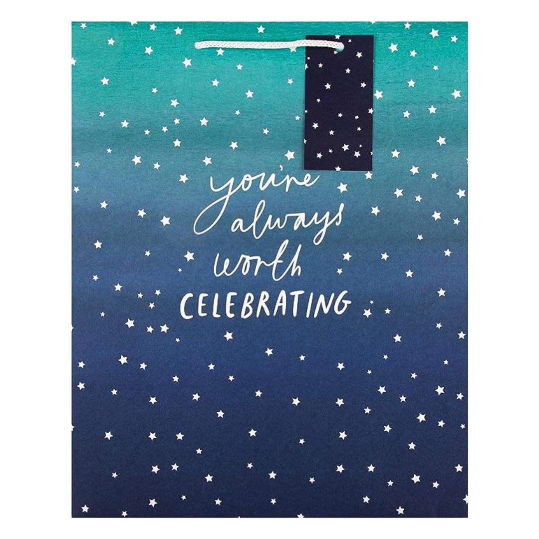 Hallmark Gift Bag Medium - You`re Always Worth Celebrating