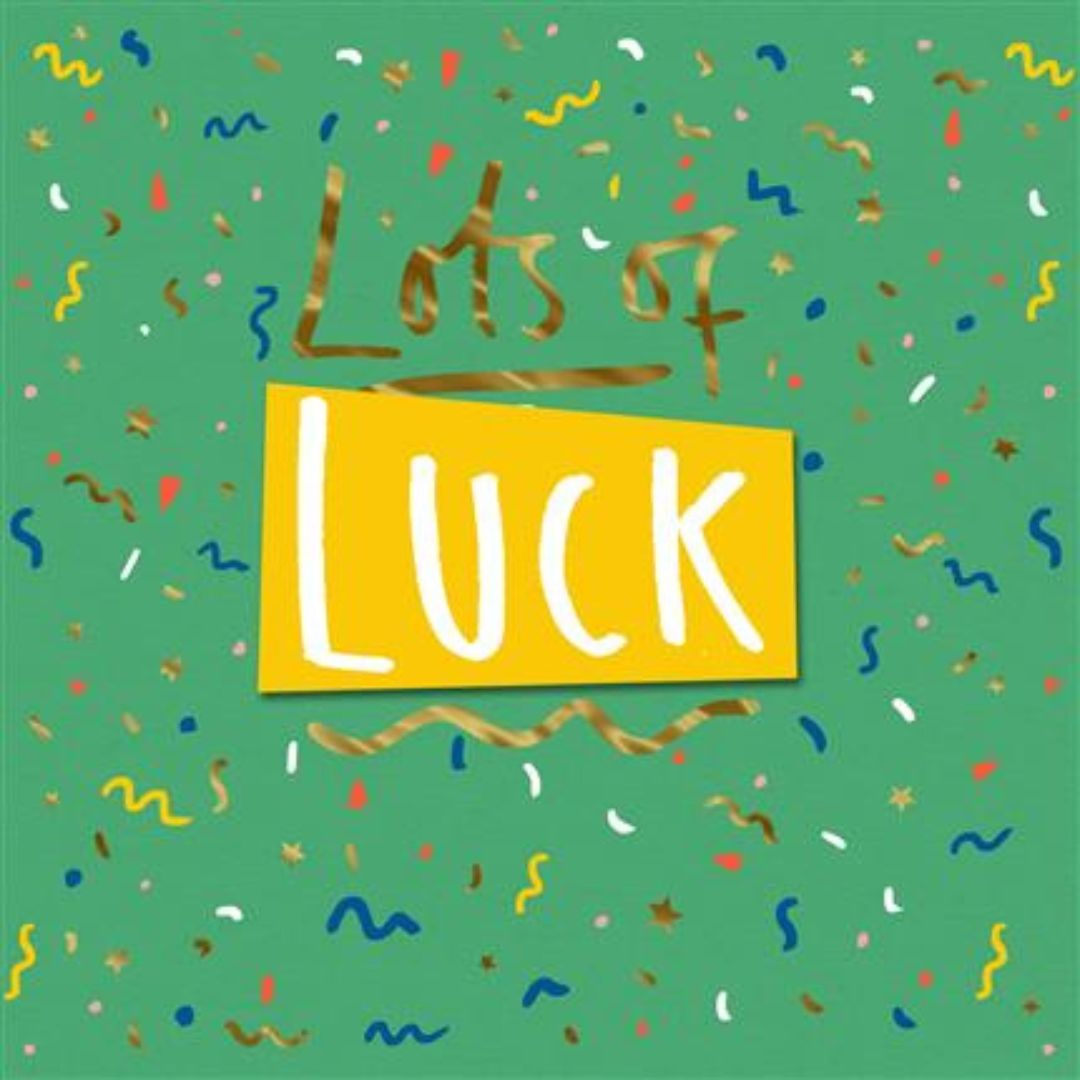 Lots Of Luck' Greeting Card