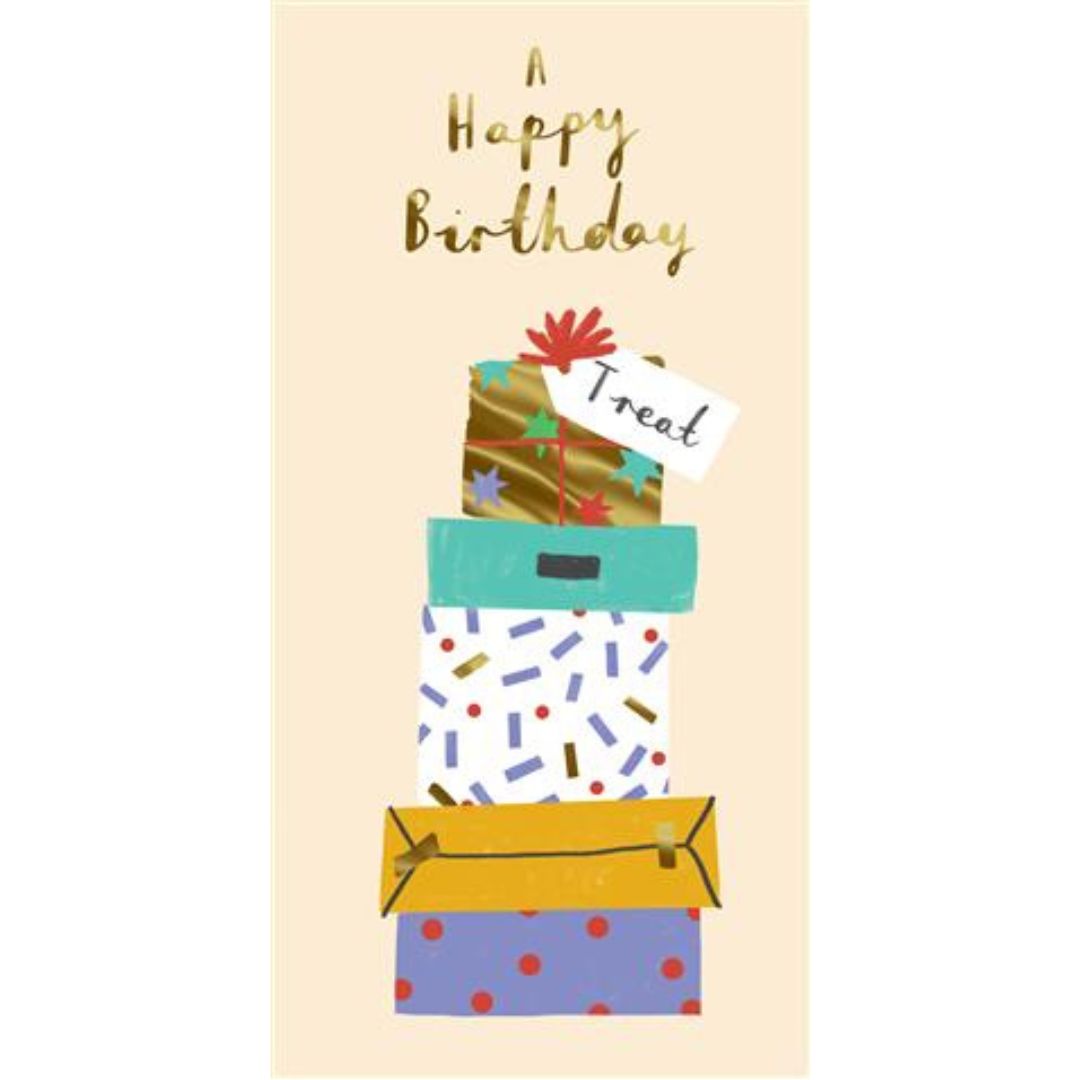 A Happy Birthday' Money Pocket Greeting Card