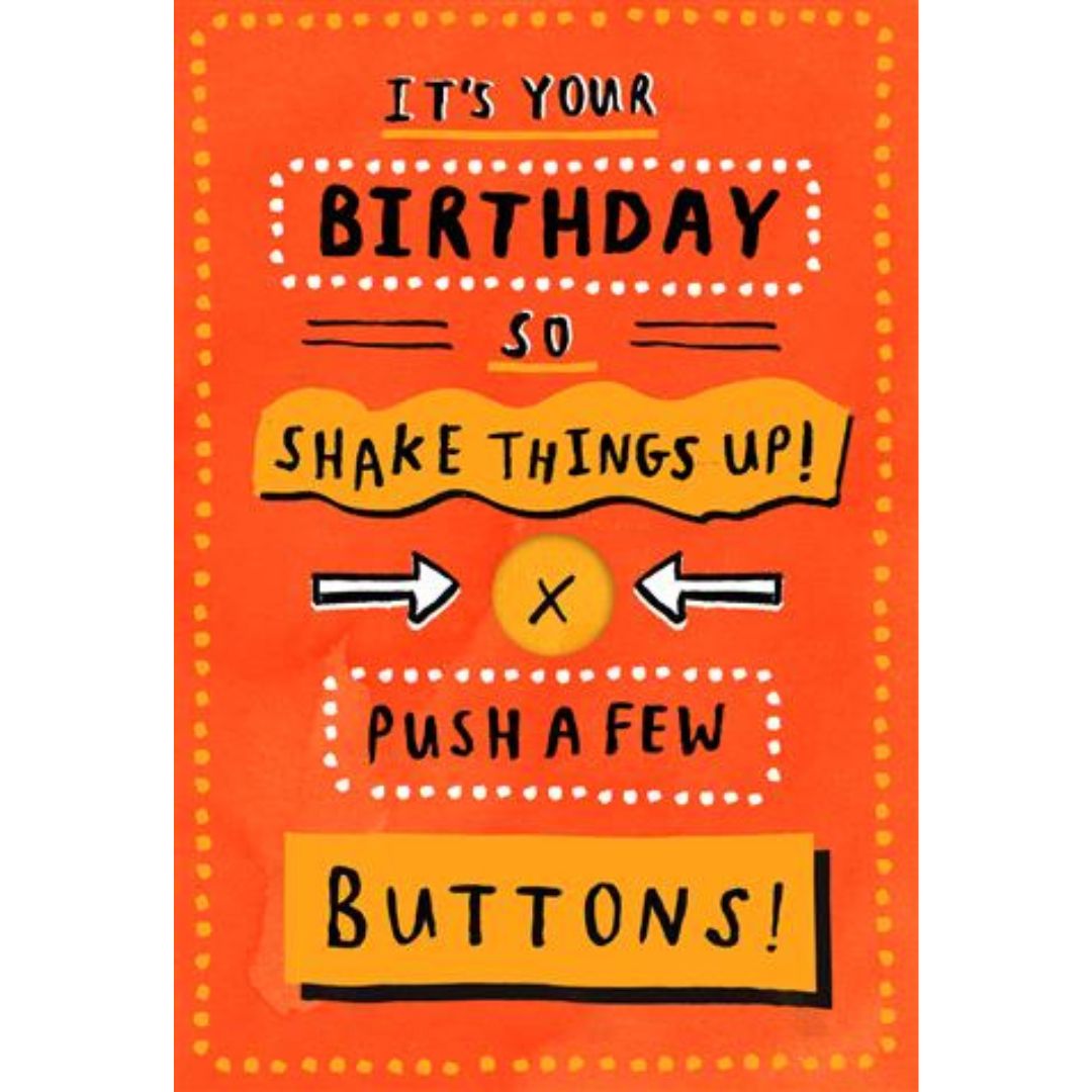 It's Your Birthday So Shake Things Up' Greeting Card