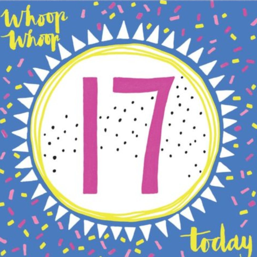 Whoop Whoop 17 Today' Greeting Card