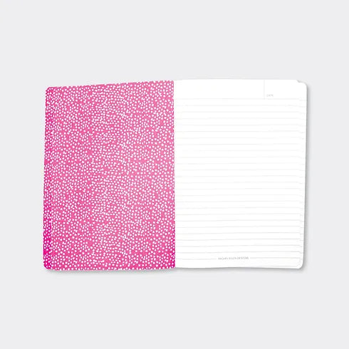 A5 Racel Ellen  Notebook - Diamond Pink