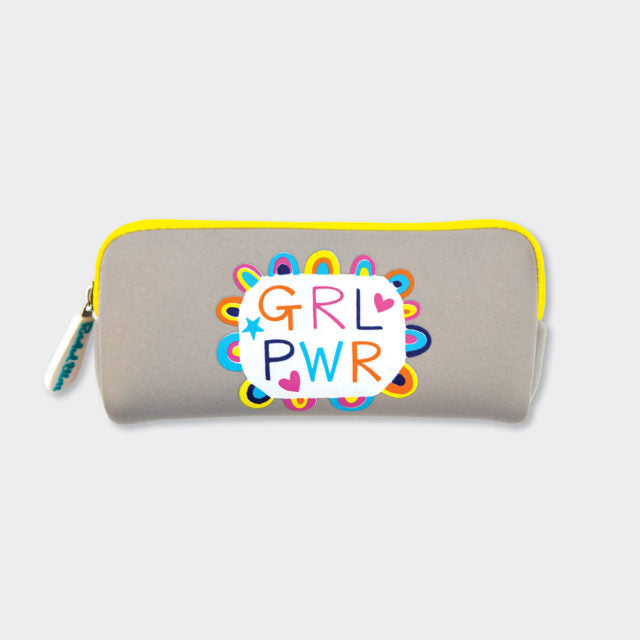 Rachel Ellen Neopren Pencil Case -GRL Power