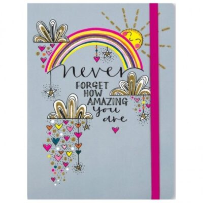 A5 Racel Ellen Notebook - Never Forget How Amazing You Are