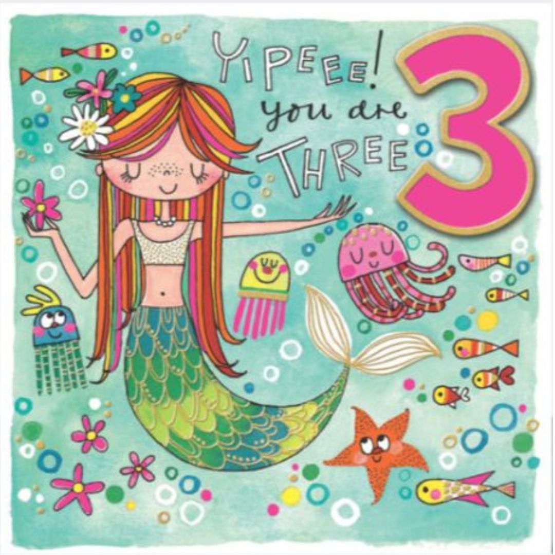 Yipeee You Are 3' Greeting Card